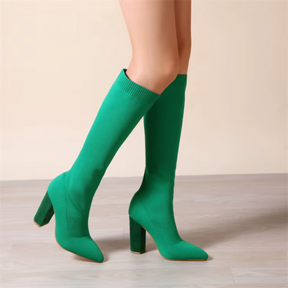 Women's Knee High Stretch Boots