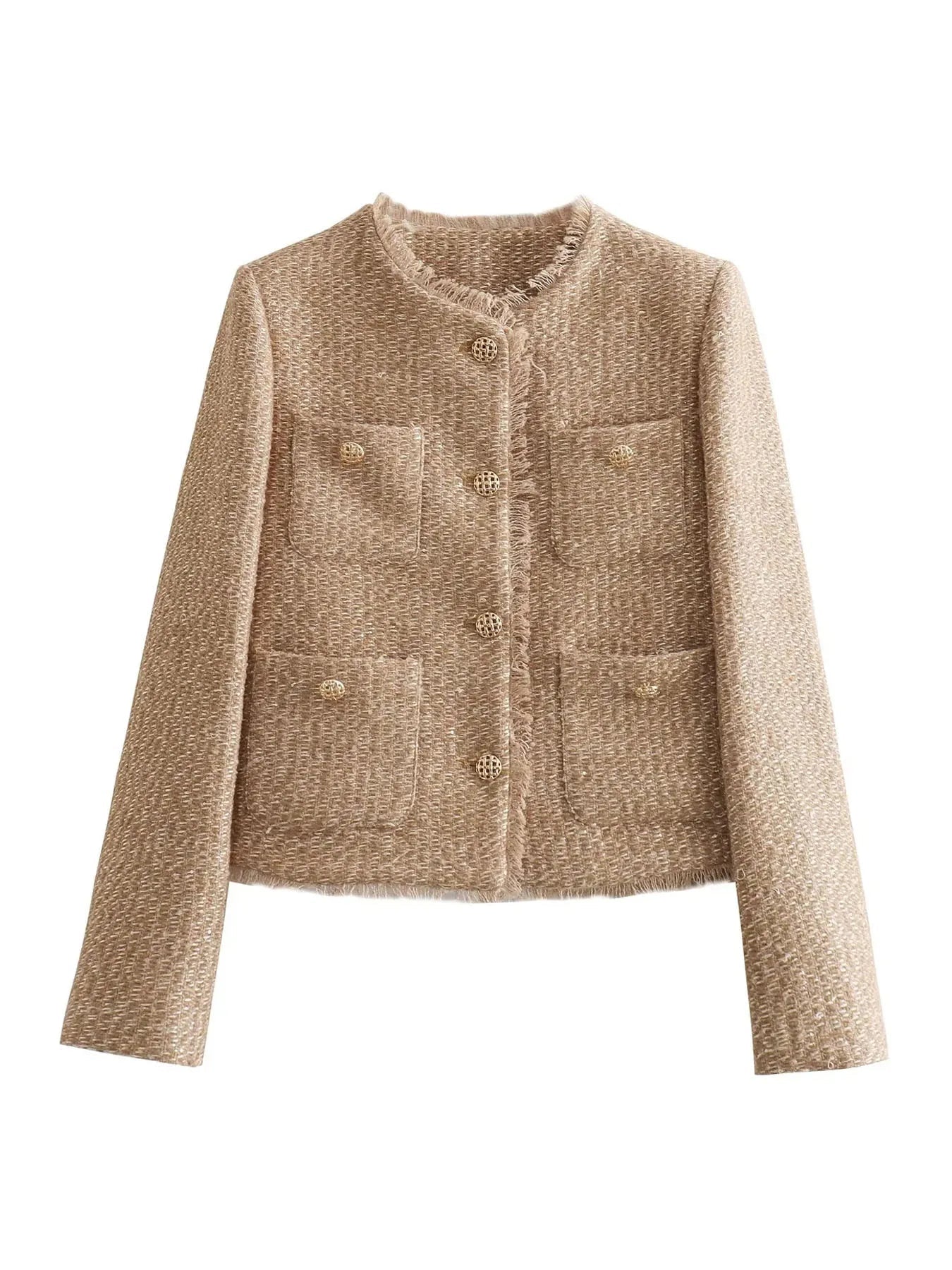 New York Style Ladies Spring Buttons Coat