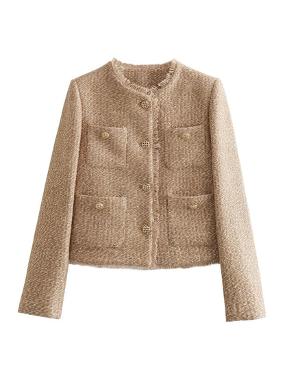 New York Style Ladies Spring Buttons Coat