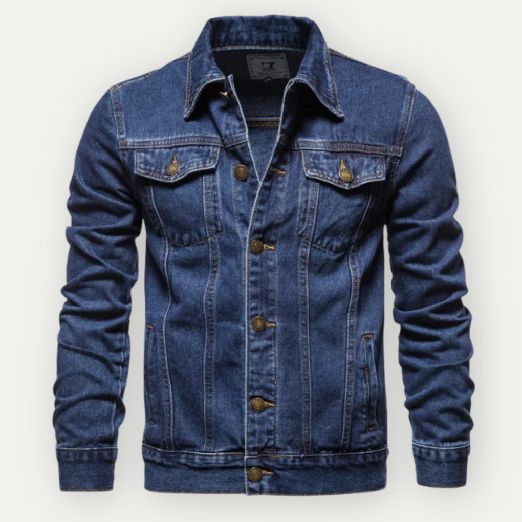 Men's Denim Trucker Jacket Classic Blue