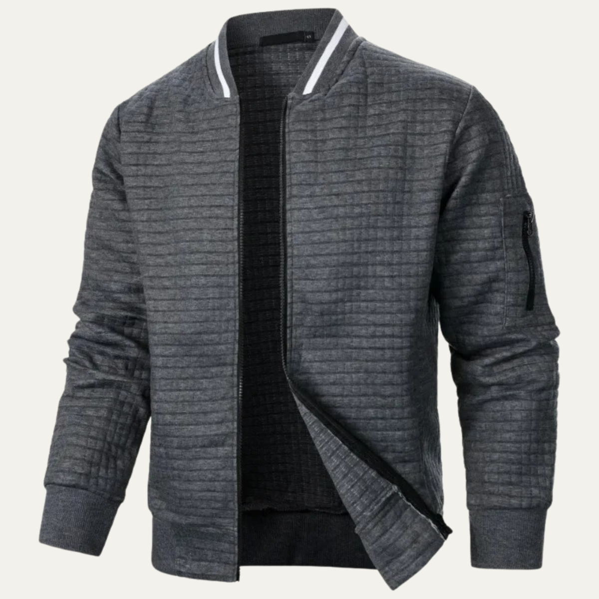 Men's Lightweight Quilted Bomber Jacket