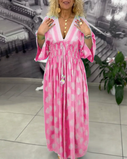 Flowy Summer Floral Maxi Dress