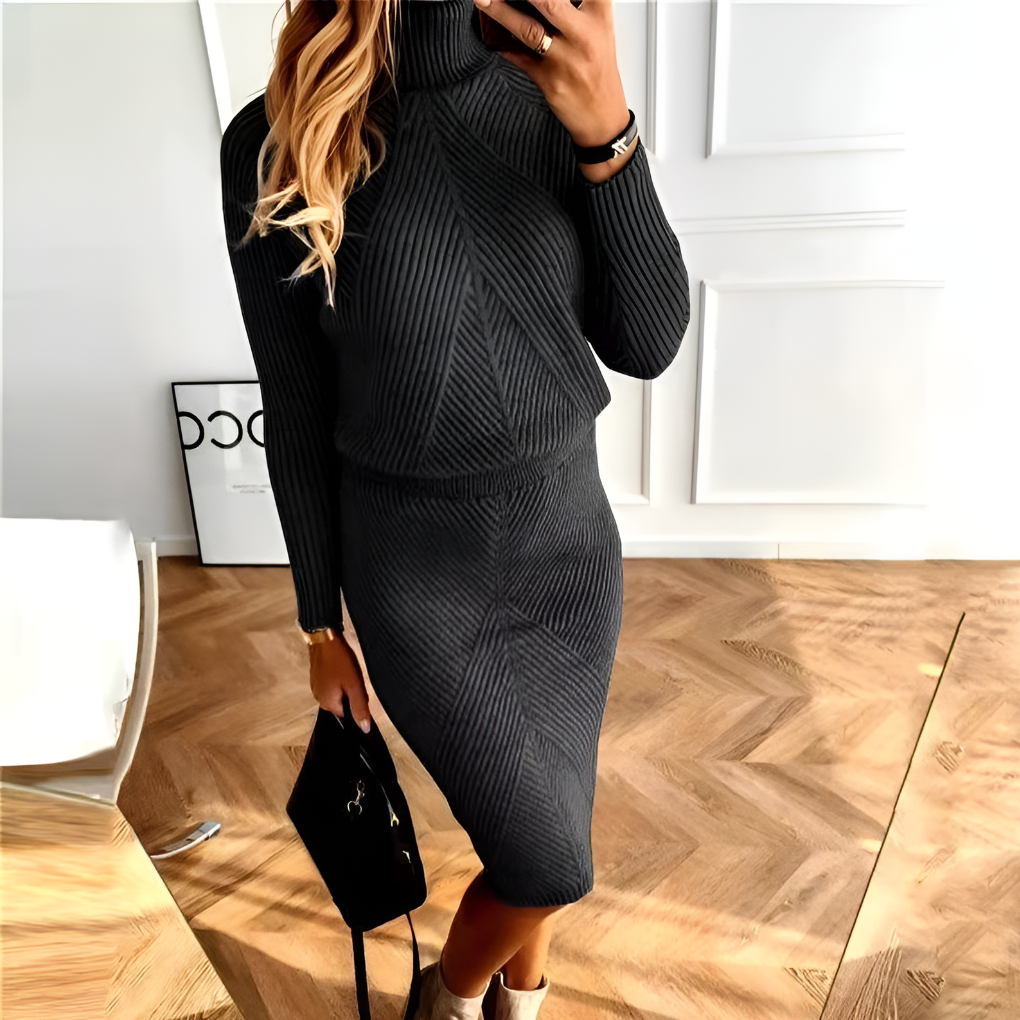Women's Two Piece Set Fitted Skirt