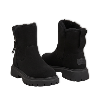 Cozy Ladies Insulated Faux Fur Snow Boots - VibreMode
