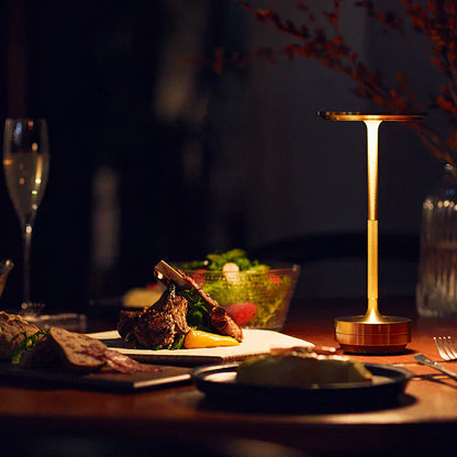 LuminLight Wireless Rechargeable LED Table Lamp - VibreMode