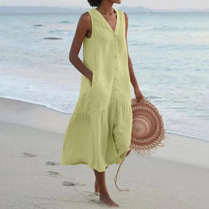 Women's V-Neck Dress Elegant Everyday Wear