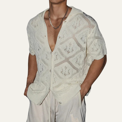 Men's Hollow Knit Summer