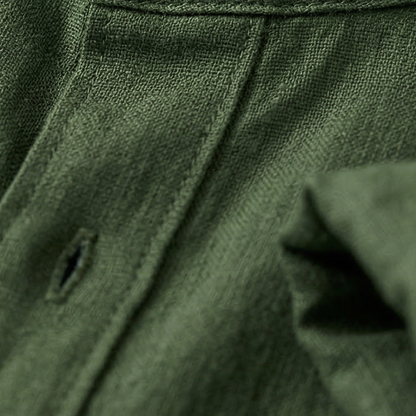 Men's Cotton Linen Shirt And Shorts Set