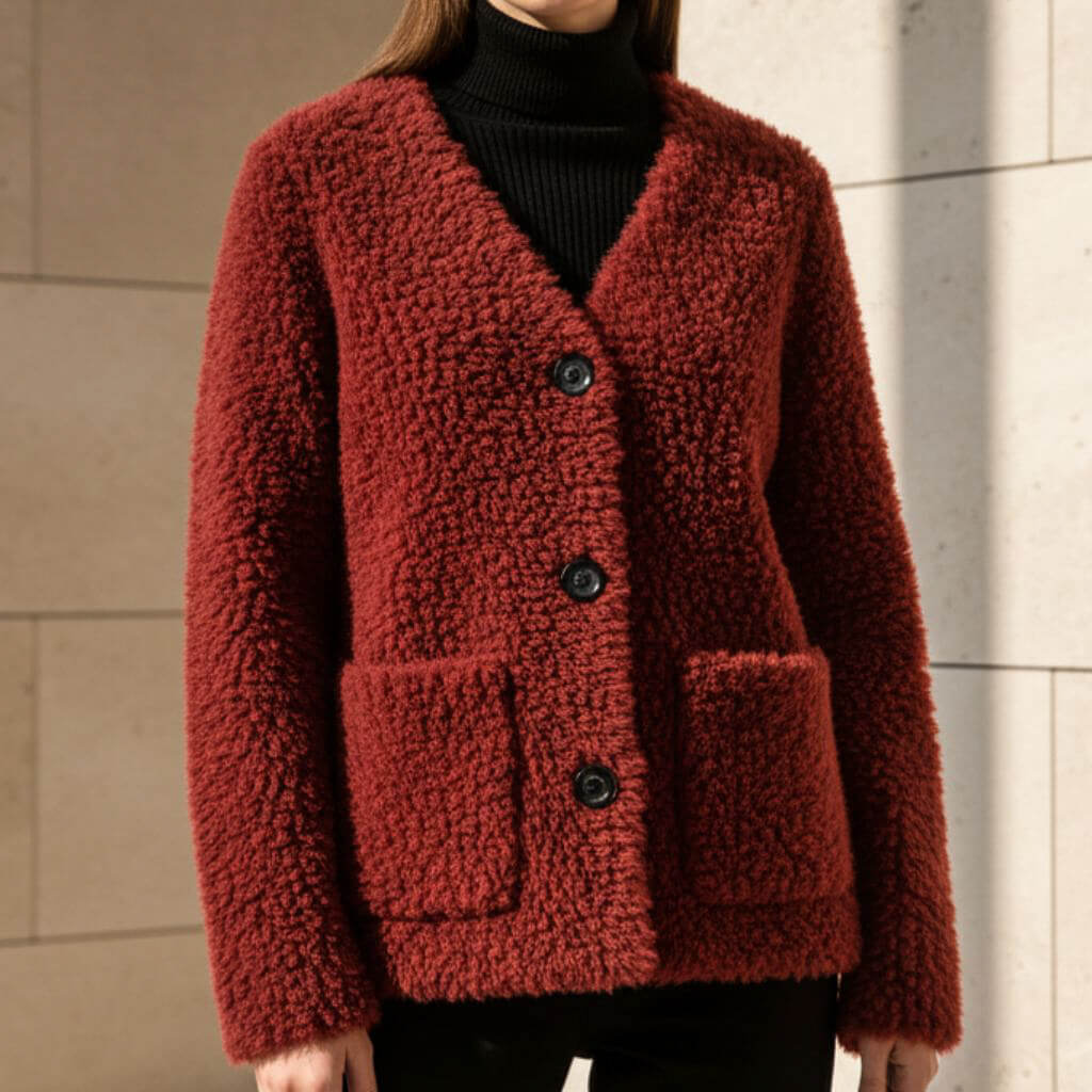 Luxurious Sheepskin Winter Coat