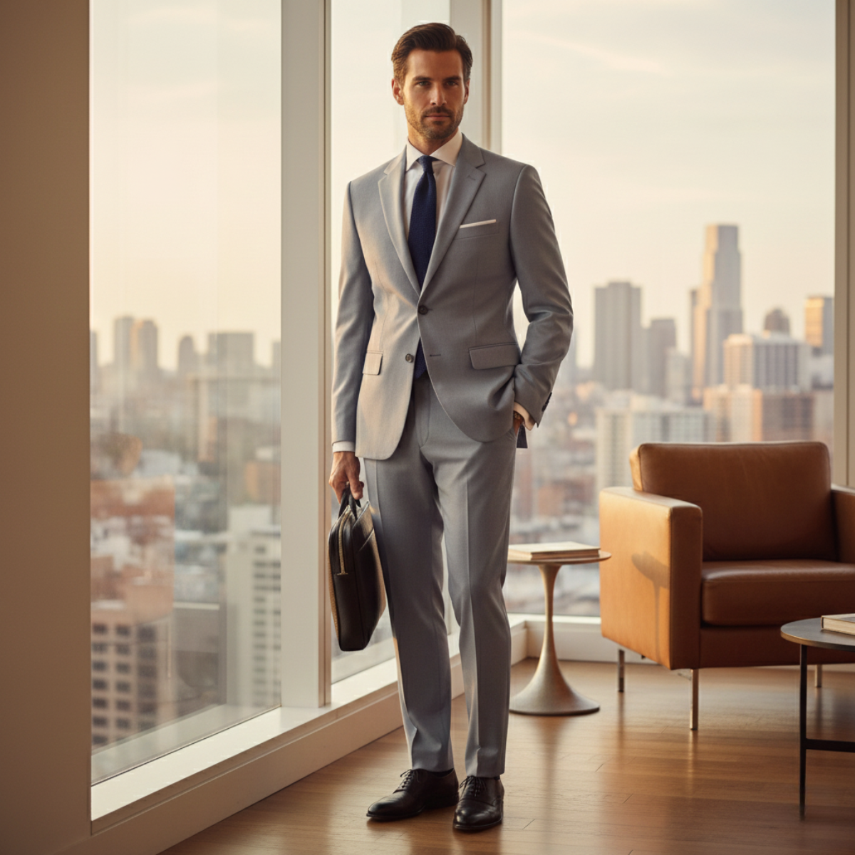 Riccione Men's 2 Piece Suit Blazer And Trousers