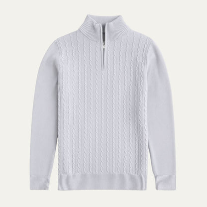 Gstaad Men's Quart Zip Sweater - VibreMode