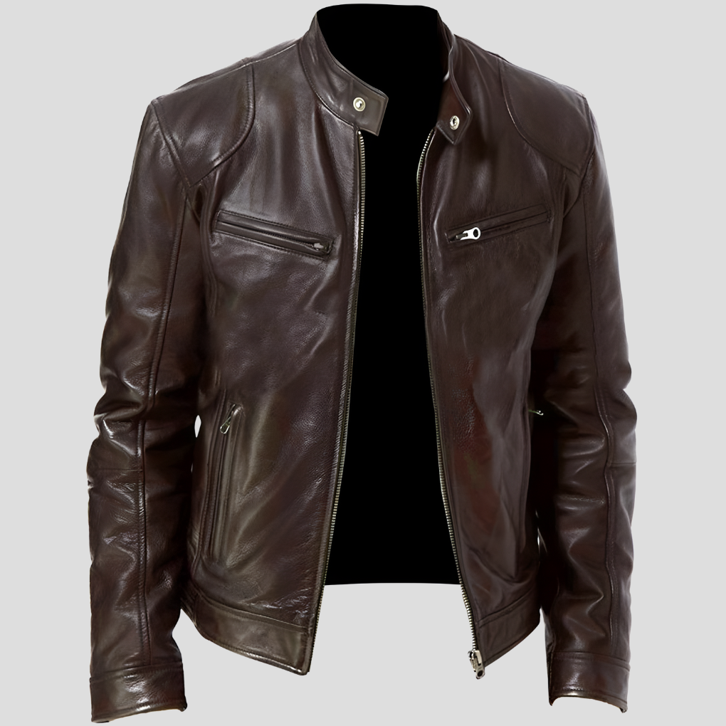 Men's Classic Leather Jacket