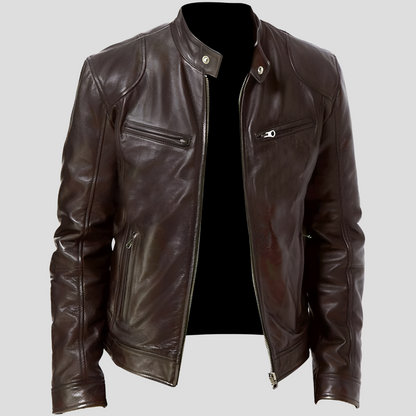 Men's Classic Leather Jacket