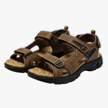 Comfortable Mens Real Leather Summer Sandals