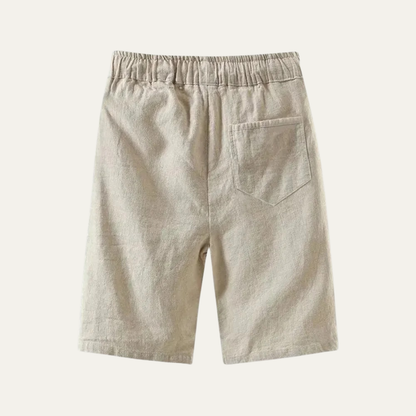 Men's Linen Beach Shorts Lightweight