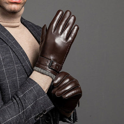 Premium Real Leather Driving Gloves