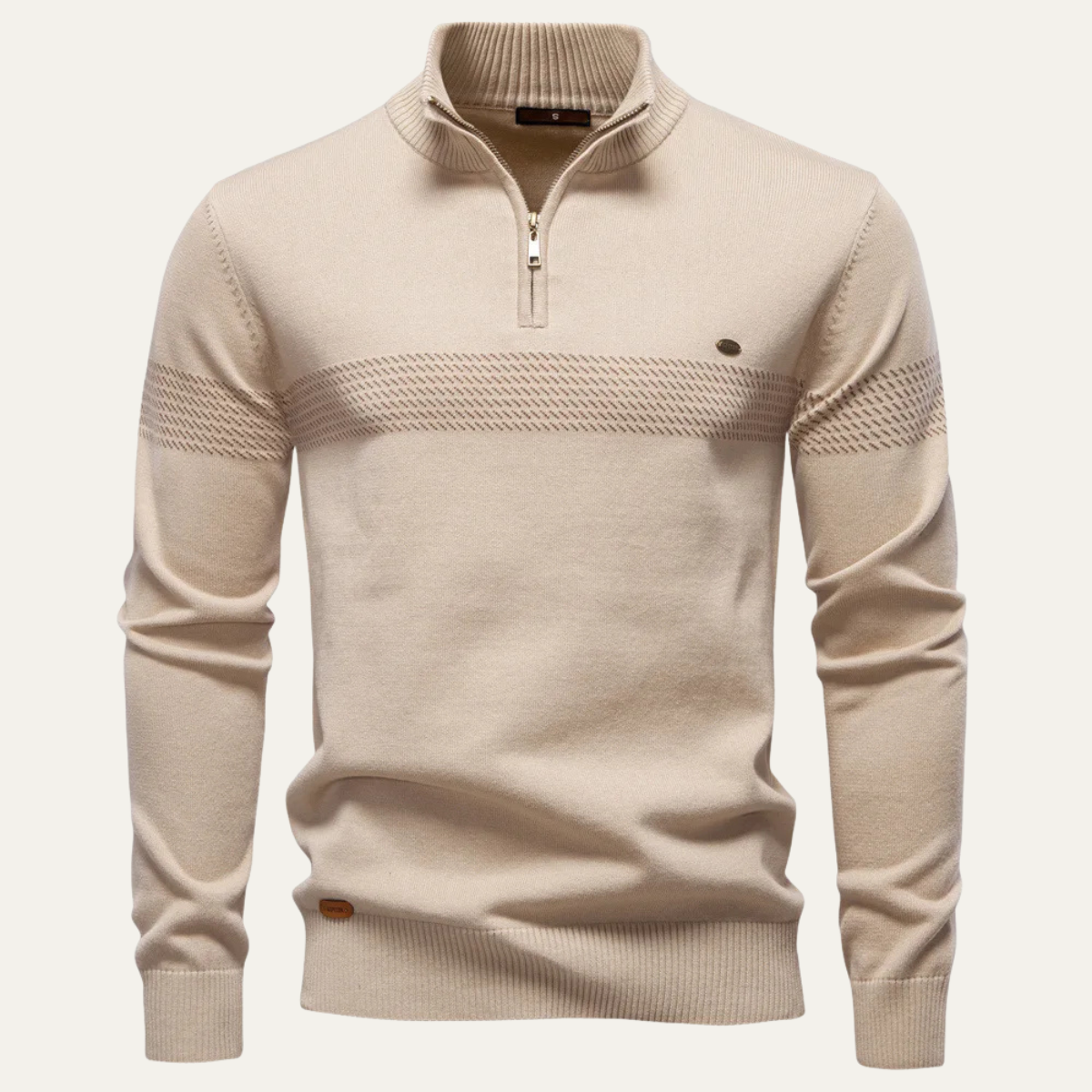 Men's Half Zip Knit Sweater Business Casual