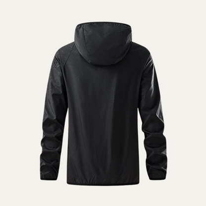 Vernazza Men's Waterproof Hooded Windbreaker Jacket Lightweight