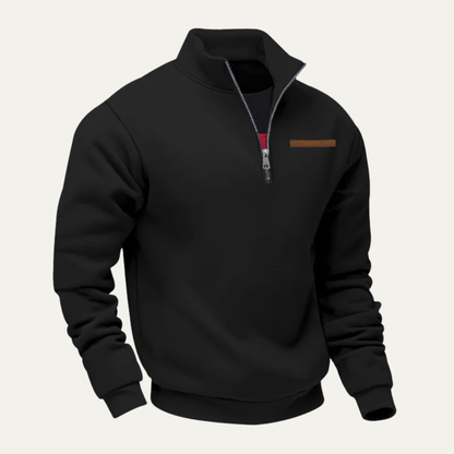 Wexley Men's Warm Half Zip Sweater