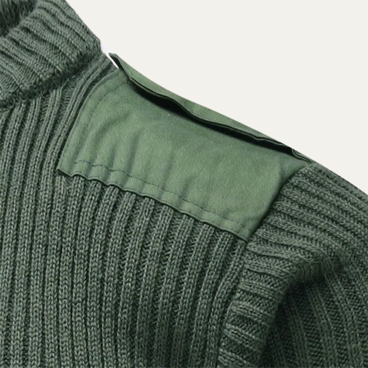 Men's Ribbed V Neck Sweater