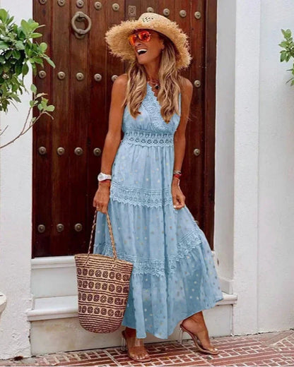 Women's Long Printed Maxi Dress