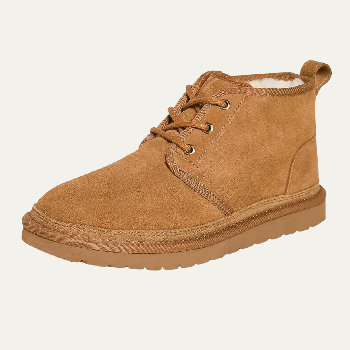 Men's Suede Snow Boots Warm Fur Lined Non Slip - VibreMode
