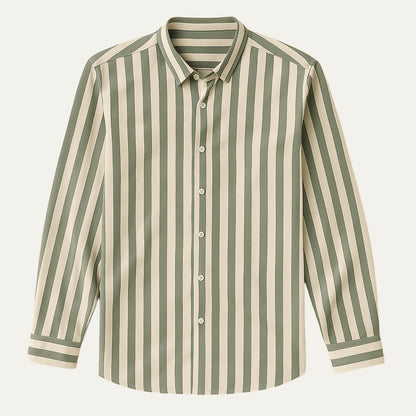 Men's Linen Stripe Shirt