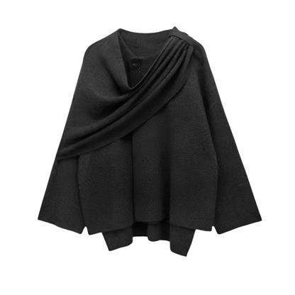 Classic Red Cape Coat - VibreMode