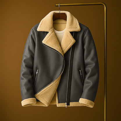 Luxury Soft Suede Leather Jacket