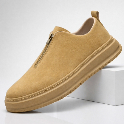 Hudson Men's Suede Zip Sneakers