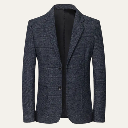 Men's Classic Plaid Blazer Check Pattern