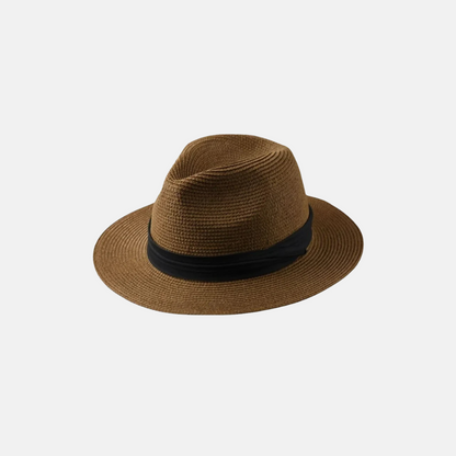 Wide Brim Straw Sun Hat Natural Fiber