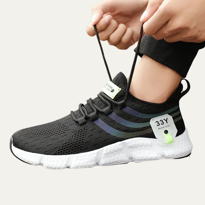 Men's Running Sneakers Flat Feet Supportive Shoes - VibreMode