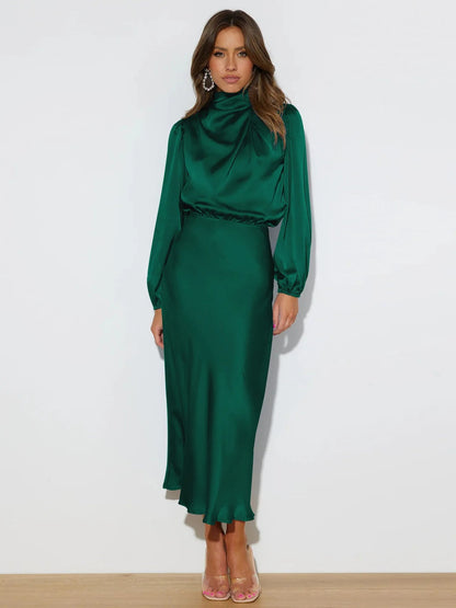 Women's Satin Evening Gown