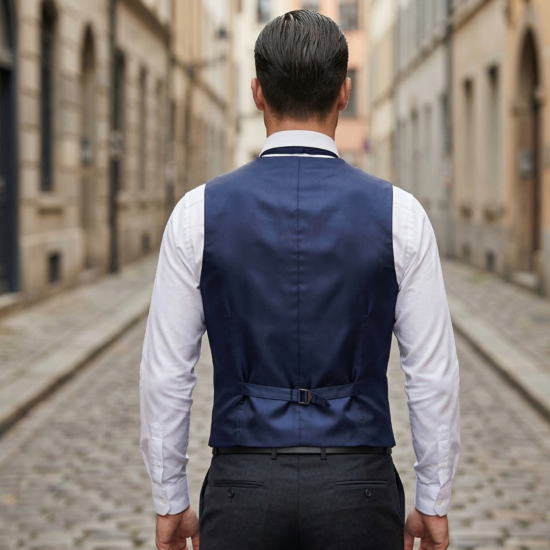Men’s Dress Vest Slim Fit Formal Waistcoat