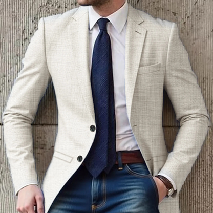 Men's Slim Fit Cotton Blazer