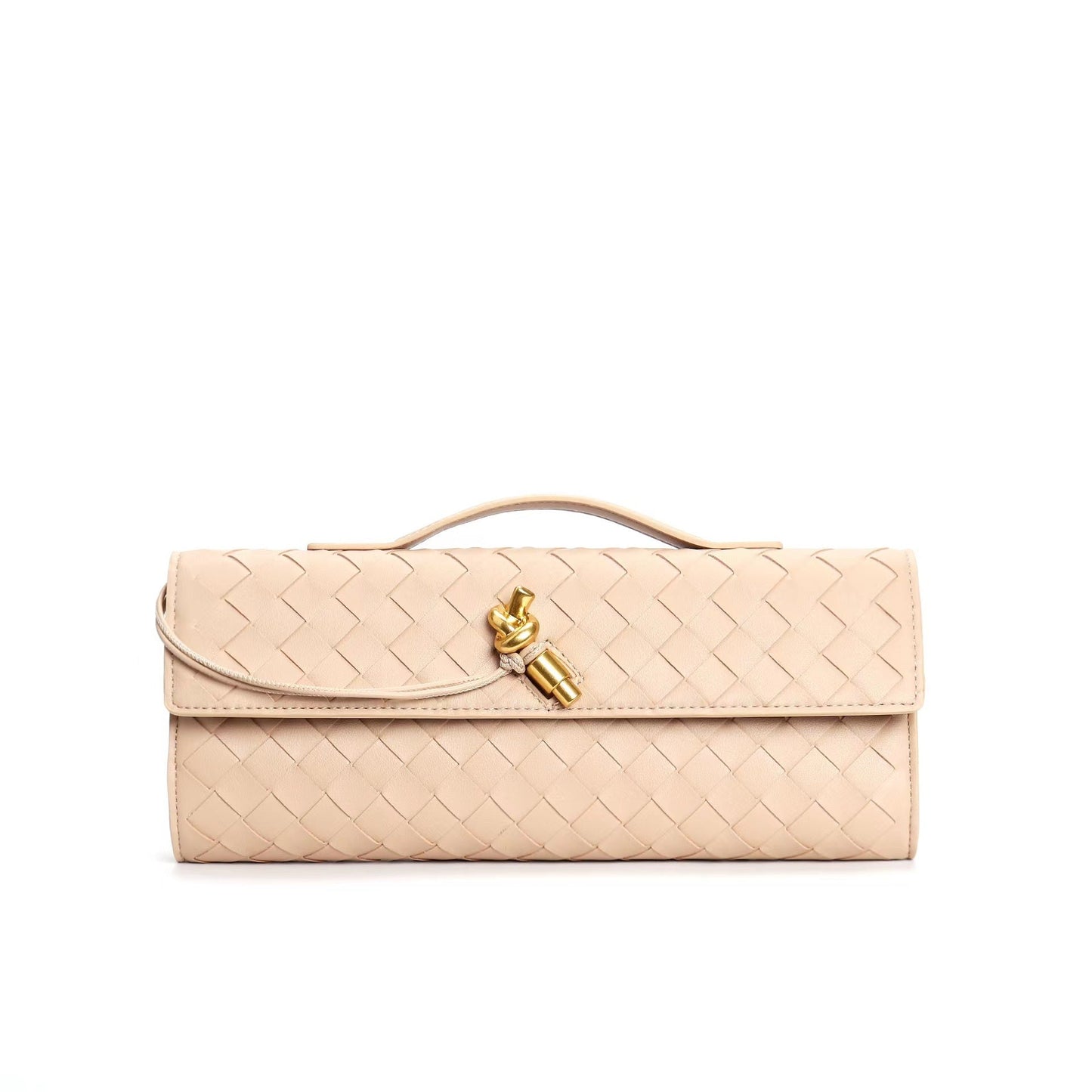 Women's Leather Backpack Braided Strap