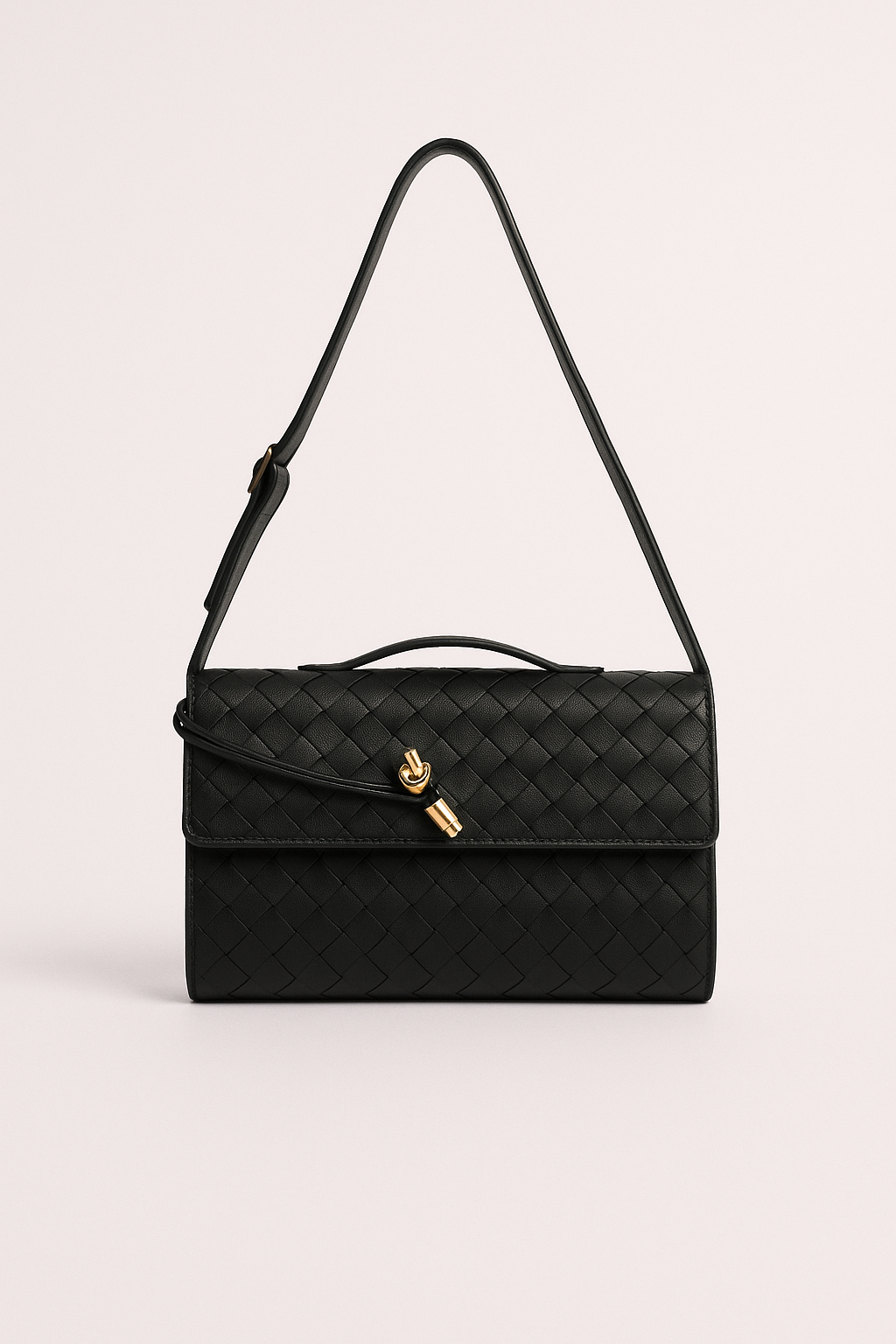 Women's Leather Backpack Braided Strap - VibreMode