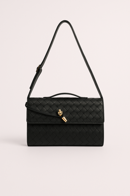 Women's Leather Backpack Braided Strap - VibreMode