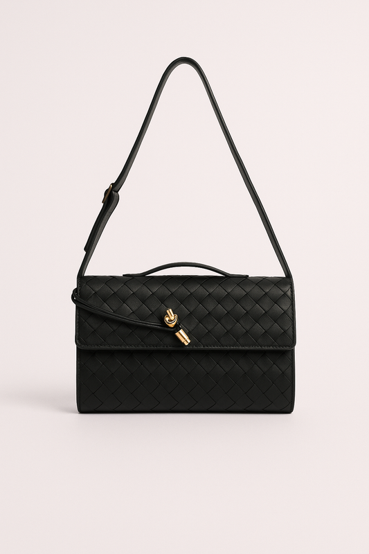 Women's Leather Backpack Braided Strap - VibreMode