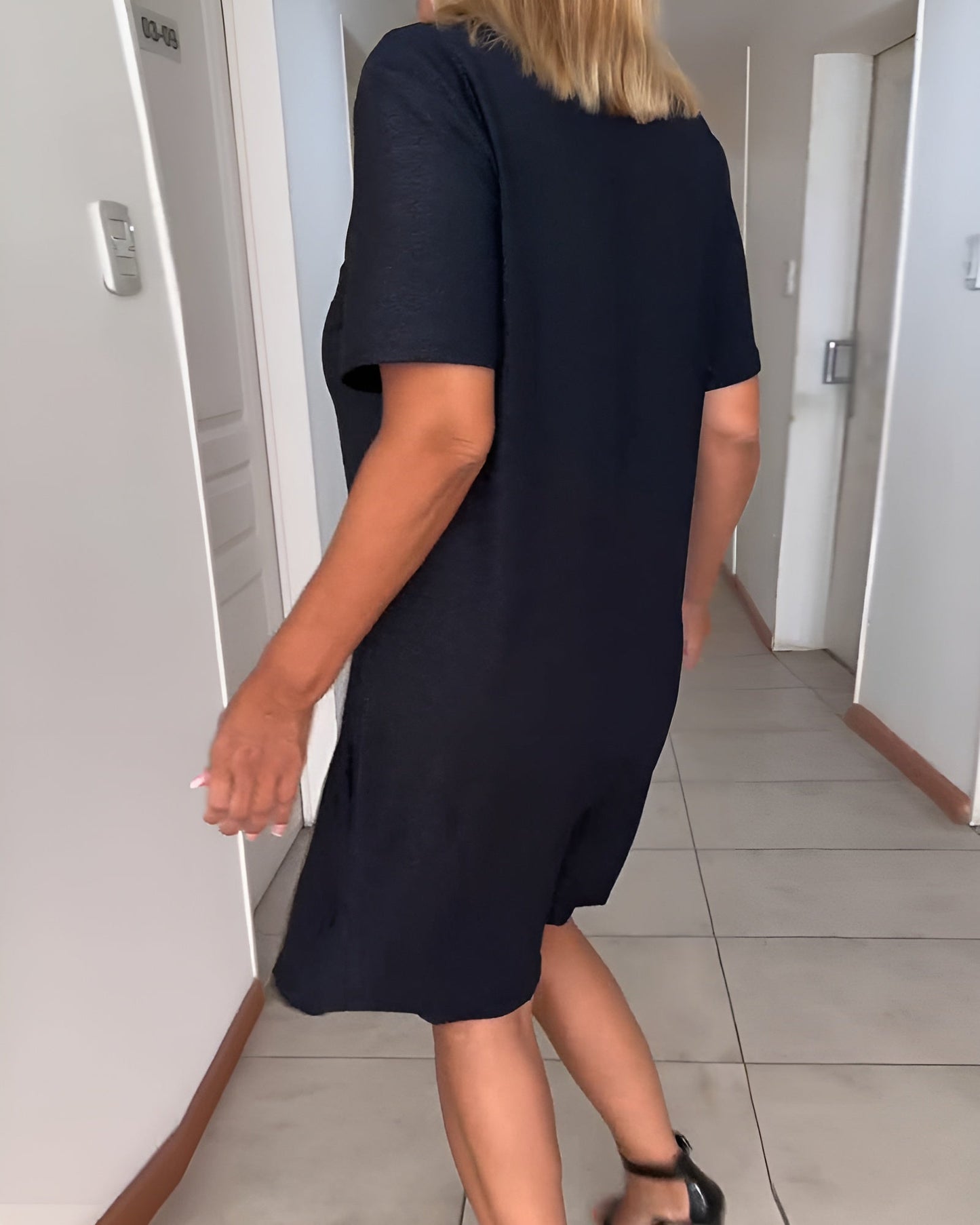 Slimming V Neck Evening Dress for Women