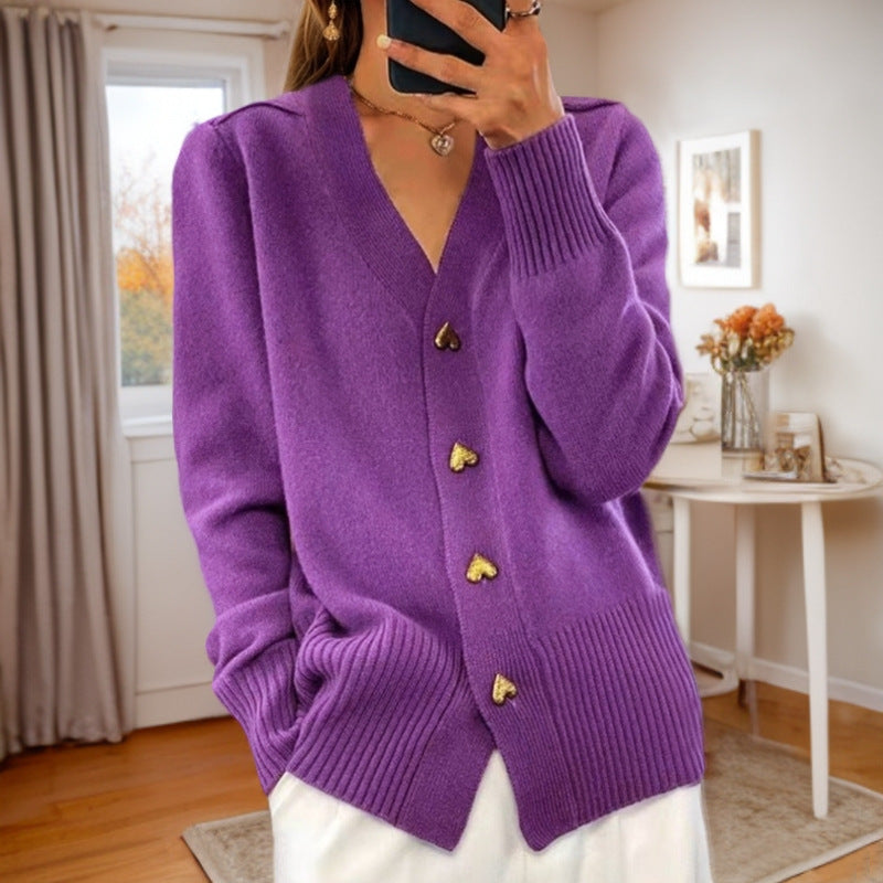 Women's Knitted Cardigan Warm