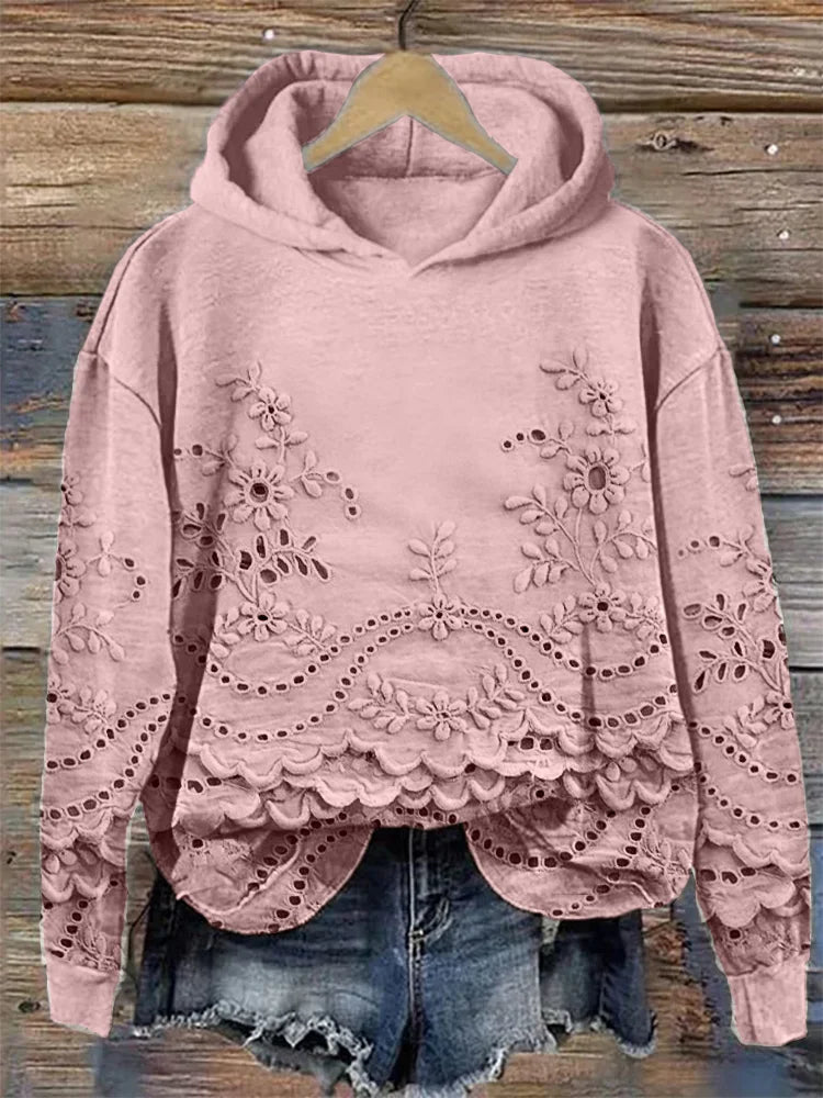 Fashion Floral Sweatshirt - VibreMode
