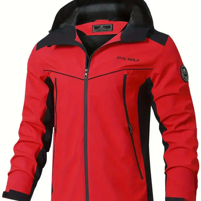 Water Repellent Outdoor Jacket Reflective Design