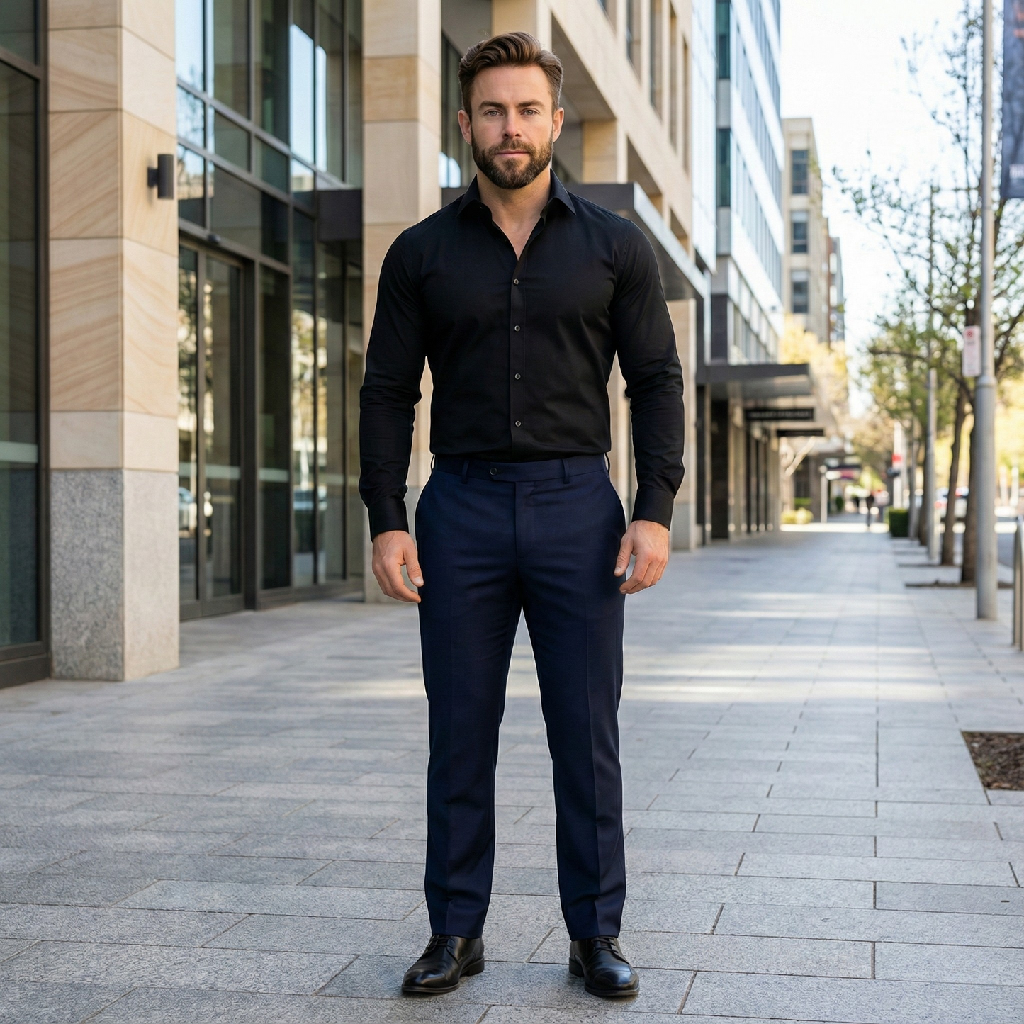 Men's Wrinkle-Resistant Dress Shirt