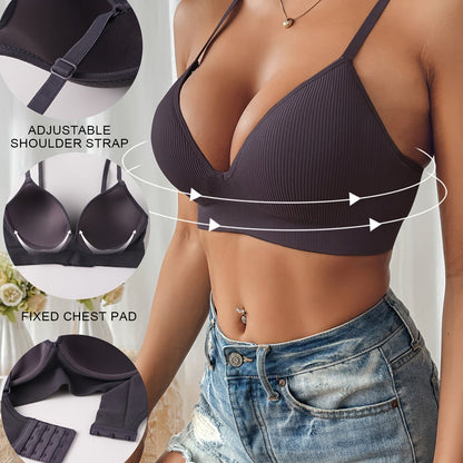 Women's Slim Push-Up Bra Breathable Anti-Slip Design