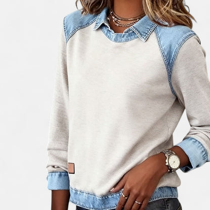 Ladies' Jeans Collar Fleece Jacket - VibreMode
