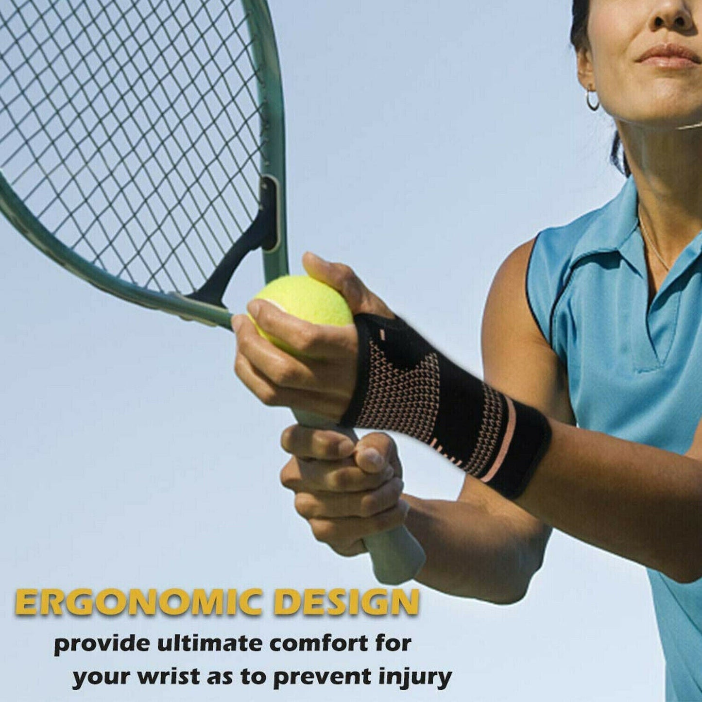 VibreMode Wrist Compression Sleeve For Injury Support