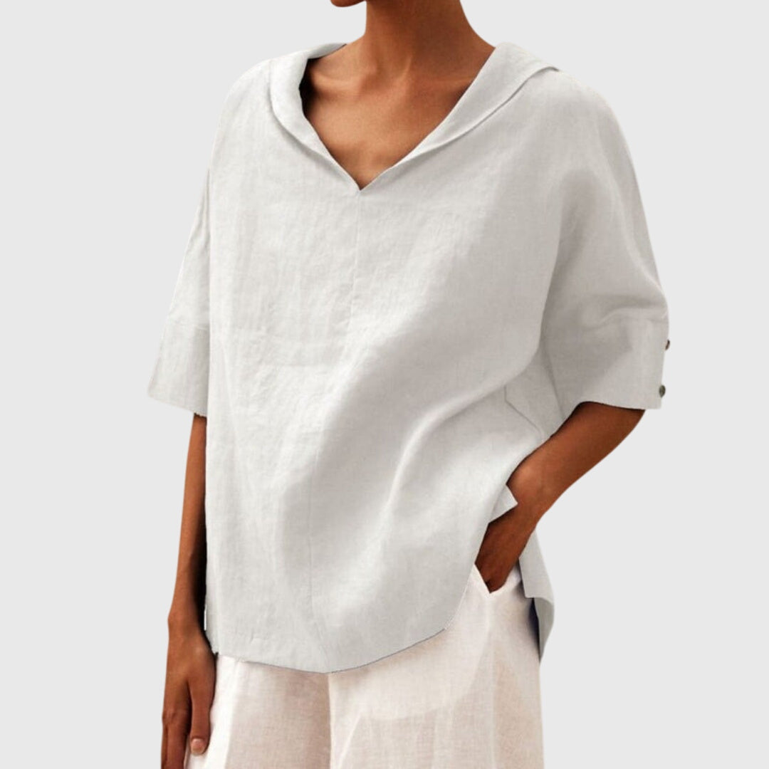 Classic Scoop Neck Casual Tee
