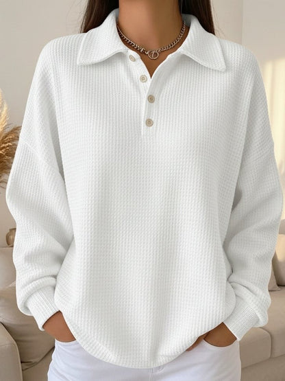 Soft Knit Polo Sweater